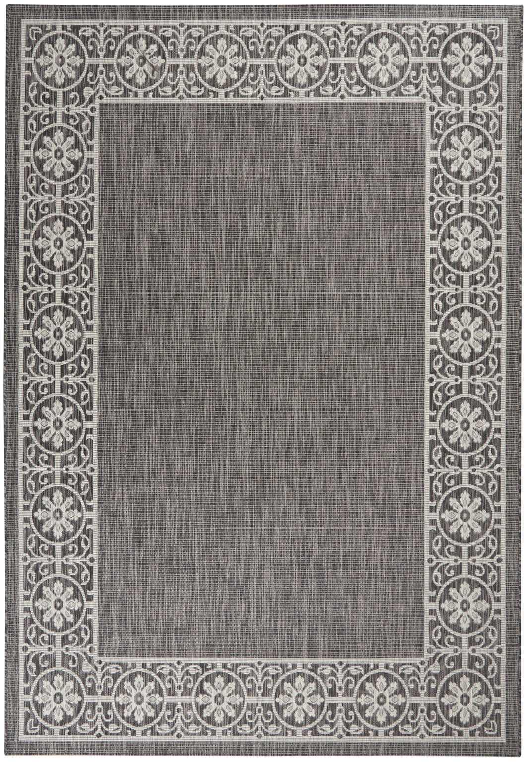 Nourison Country Side 6' x 9' Area Rug CTR03 Charcoal