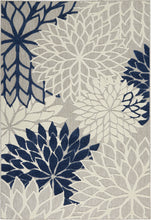 Load image into Gallery viewer, Nourison Aloha 4&#39;x6&#39; Ivory Navy Area Rug ALH05 Ivory/Navy
