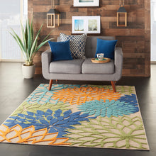 Load image into Gallery viewer, Nourison Aloha ALH05 Multicolor 5&#39;x8&#39; Indoor-outdoor Area Rug ALH05 Multicolor
