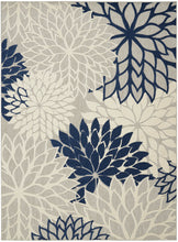 Load image into Gallery viewer, Nourison Aloha 10&#39;x13&#39; Ivory Navy Area Rug ALH05 Ivory/Navy
