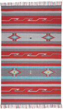 Load image into Gallery viewer, Nourison Baja BAJ01 Grey and Red 4&#39;x6&#39; Southwestern Area Rug BAJ01 Grey/Red
