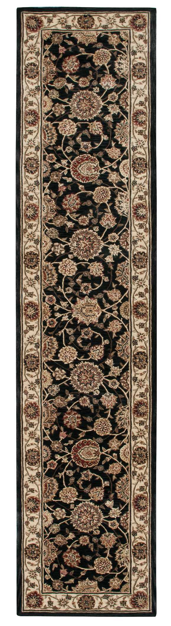 Nourison 2000 2204 Navy Blue 12' Runner Area Rug 2204 Midnight