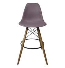 Load image into Gallery viewer, Mid Century Modern Counter Stool - Eiffel Chair Counter Stool - Wooden Legs
