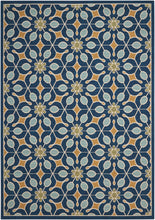 Load image into Gallery viewer, Nourison Caribbean CRB07 Dark Blue 5&#39;x8&#39; Area Rug CRB07 Navy
