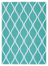 Load image into Gallery viewer, Nourison Home &amp; Garden RS089 Blue 4&#39;x6&#39; Area Rug RS089 Aqua
