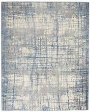 Load image into Gallery viewer, Nourison Ck950 Rush 10&#39; Runner Area Rug CK950 Ivory Blue
