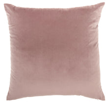 Load image into Gallery viewer, Mina Victory Life Styles Distress Criss Cross Mauve Throw Pillow ET347 24&quot; X 24&quot;
