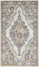 Load image into Gallery viewer, Nourison Concerto 2&#39; x 4&#39; Area Rug CNC09 Grey/Light Blue
