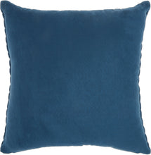 Load image into Gallery viewer, Nourison Life Styles Quilted Chevron Blue Throw Pillow ET299 18&quot;X18&quot;
