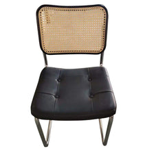 Load image into Gallery viewer, Emy Side Chair - Black &amp; Black Leather - GFURN

