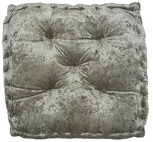 Load image into Gallery viewer, Mina Victory Life Styles Booster Seat Cushion Grey Floor Pillow L0225 24&quot; x 24&quot; x 4&quot;
