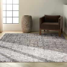 Load image into Gallery viewer, Nourison Ck950 Rush 7&#39; x 10&#39; Area Rug CK952 Ivory/Grey
