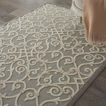 Load image into Gallery viewer, Nourison Aloha 5&#39;x8&#39; Grey Patio Area Rug ALH21 Natural

