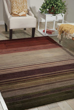 Load image into Gallery viewer, Nourison Contour CON15 Green 5&#39;x8&#39; Area Rug CON15 Forest
