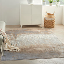Load image into Gallery viewer, Nourison Elation 5&#39; x 7&#39; Area Rug ETN07 Grey Ivory
