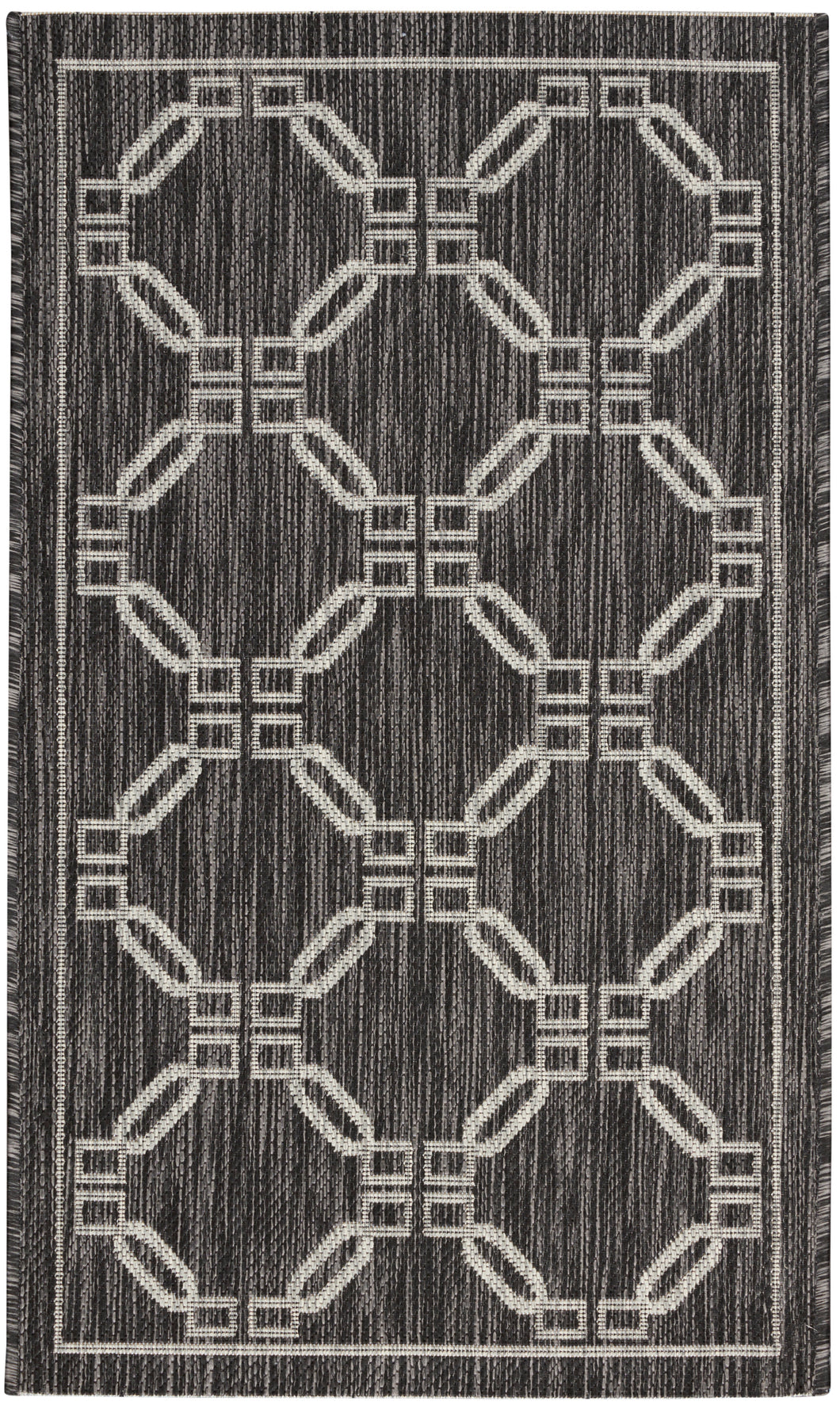Nourison Country Side 2' x 4' Area Rug CTR02 Charcoal