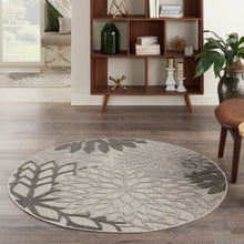 Load image into Gallery viewer, Nourison Aloha 5&#39; Round Silver Grey Area Rug ALH05 Silver Grey
