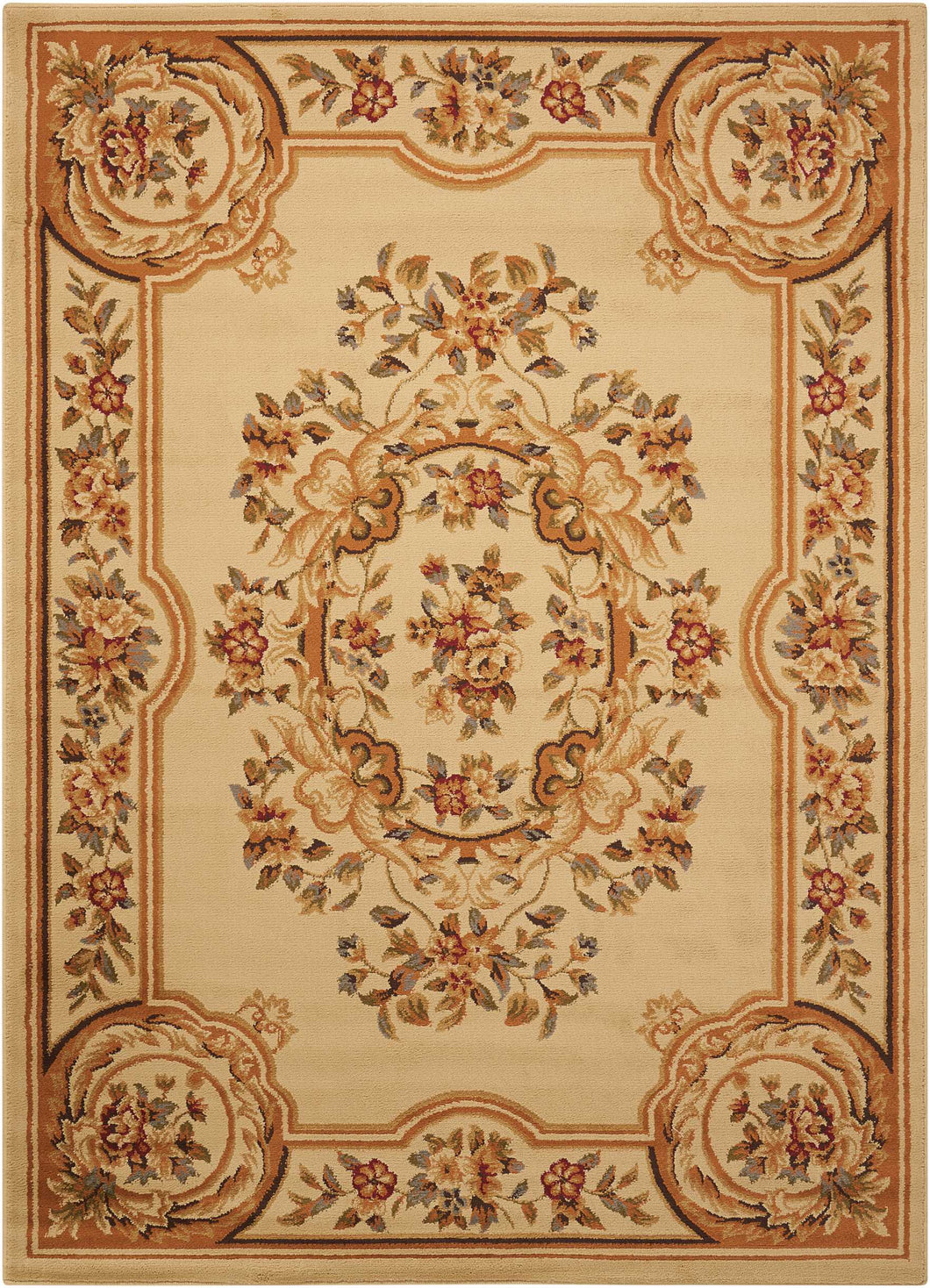 Nourison Paramount PAR37 Beige 5'x7' Area Rug PAR37 Beige