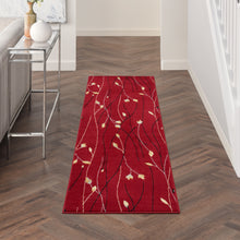 Load image into Gallery viewer, Nourison Grafix GRF15 2&#39;x8&#39; Red Area Rug
