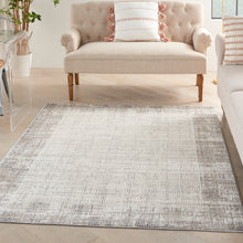 Load image into Gallery viewer, Nourison Elation 5&#39; x 7&#39; Area Rug ETN05 Ivory Grey
