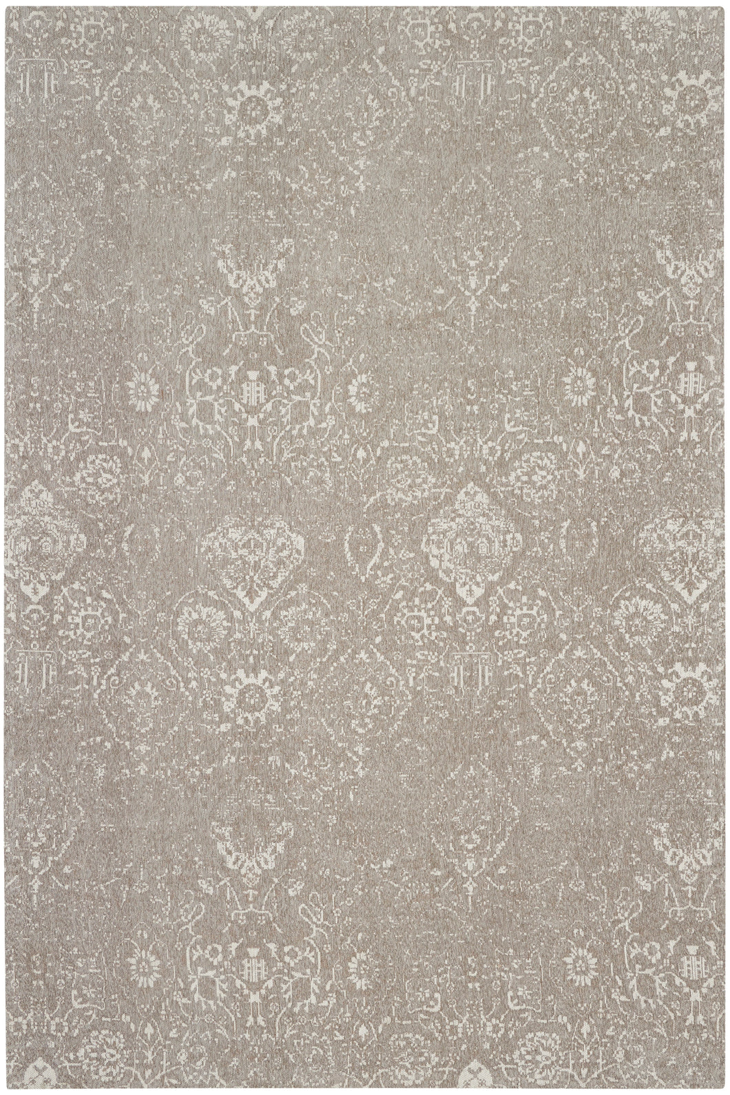 Nourison Damask 6' x 9' Area Rug DAS06 Lt Grey