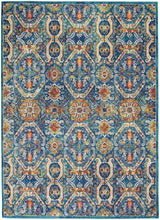 Load image into Gallery viewer, Nourison Allur 5&#39; x 7&#39; Blue Multicolor Area Rug ALR05 Blue Multicolor
