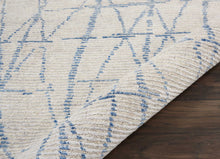 Load image into Gallery viewer, Nourison Ellora ELL02 Ivory and Blue 6&#39;x8&#39; Modern Area Rug ELL02 Sky
