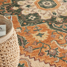 Load image into Gallery viewer, Nourison Bahari 8&#39; x 10&#39; Area Rug BAH02 Rust
