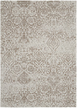 Load image into Gallery viewer, Nourison Damask DAS06 White 4&#39;x6&#39; Vintage Area Rug DAS06 Ivory
