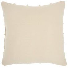 Load image into Gallery viewer, Mina Victory Life Styles Loop Stripes Natural Throw Pillow DL025 18&quot;X18&quot;

