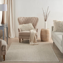 Load image into Gallery viewer, Nourison Courtyard 4&#39;x6&#39; Ivory Silver Area Rug COU01 Ivory Silver
