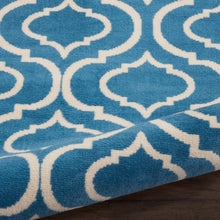 Load image into Gallery viewer, Nourison Jubilant JUB19 Blue 8&#39;x10&#39; Large Low-pile Rug JUB19 Blue
