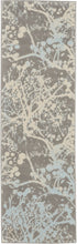 Load image into Gallery viewer, Nourison Jubilant JUB12 Grey and Blue 7&#39; Runner Low-pile Hallway Rug JUB12 Grey
