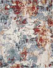 Load image into Gallery viewer, Nourison Artworks ATW01 Grey and Red Oversized Abstract 10&#39;x13&#39; Area Rug ATW01 Slate Multi
