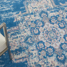Load image into Gallery viewer, Nourison Grafix GRF14 Blue 6&#39;x9&#39; Persian Area Rug GRF14 Blue
