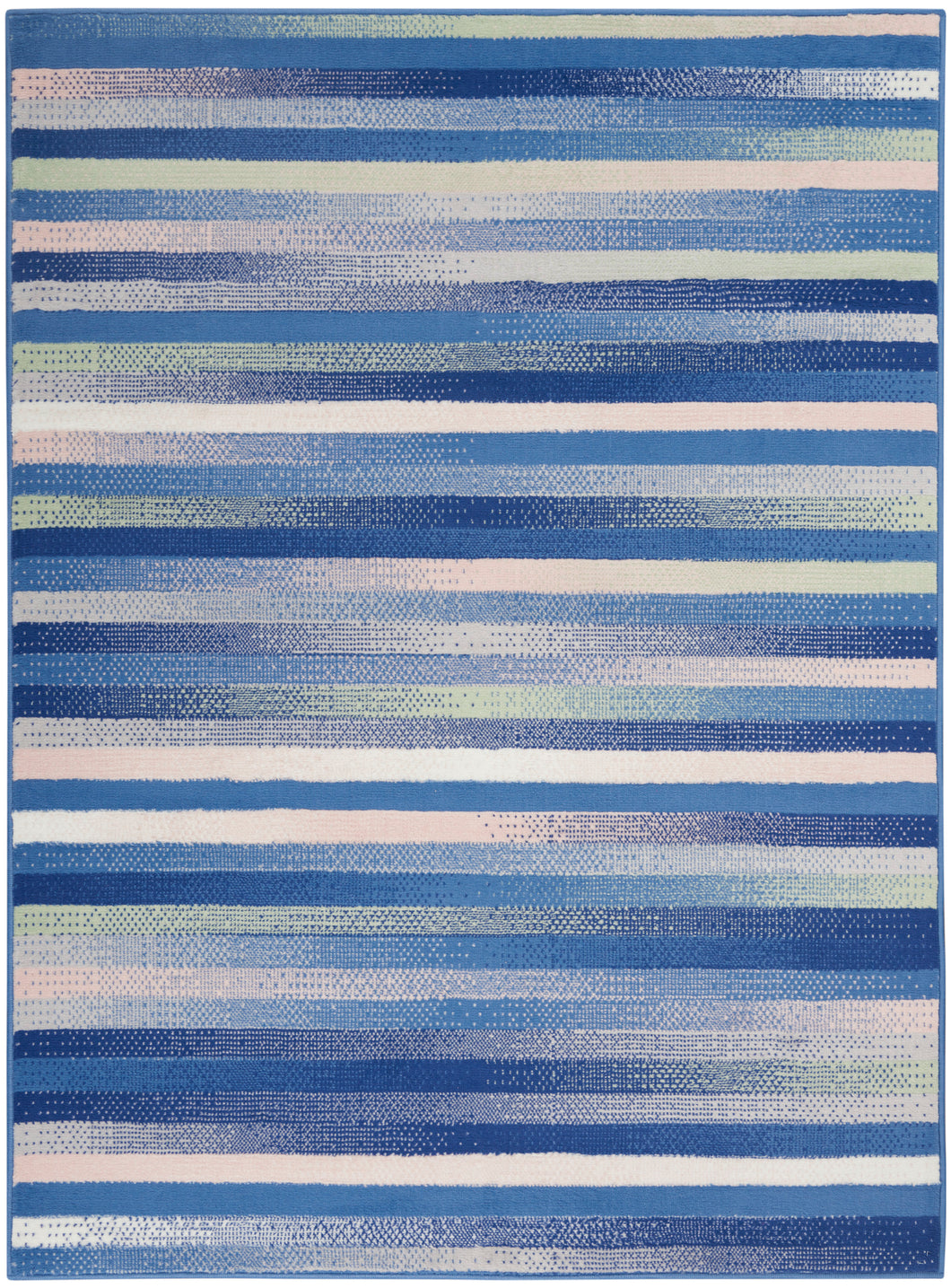 Nourison Whimsicle 6' x 9' Area Rug WHS12 Blue Multicolor
