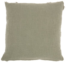 Load image into Gallery viewer, Mina Victory Life Styles Distressed Diamond Sage Throw Pillow SH018 18&quot; x 18&quot;
