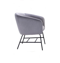 Load image into Gallery viewer, Galen Lounge Chair - Ash Grey Velvet - GFURN
