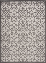 Load image into Gallery viewer, Nourison Aloha 10&#39;x13&#39; Grey Patio Area Rug ALH21 Grey/Charcoal

