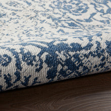 Load image into Gallery viewer, Nourison Damask 4&#39; x 6&#39; Area Rug DAS06 Blue
