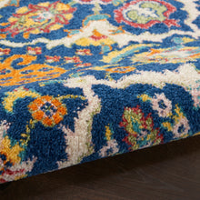 Load image into Gallery viewer, Nourison Allur 4&#39; x 6&#39; Navy Multicolor Area Rug ALR03 Navy Multicolor
