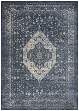 Load image into Gallery viewer, Malta by kathy ireland Home MAI11 Navy 9&#39;x12&#39; Area Rug MAI11 Navy
