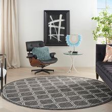 Load image into Gallery viewer, Nourison Country Side 8&#39; Round Area Rug CTR02 Charcoal
