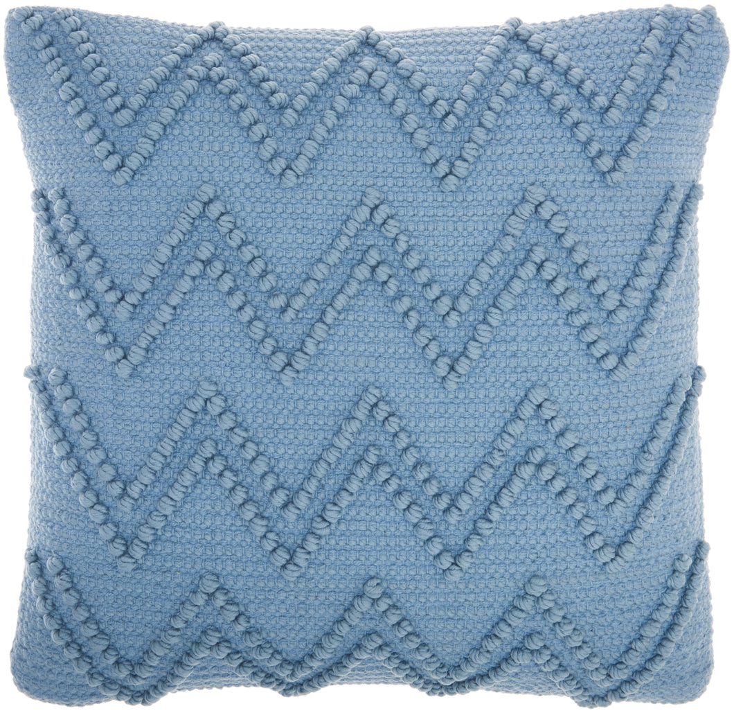 Mina Victory Life Styles Chevron Loops Ocean Throw Pillow GC104 18