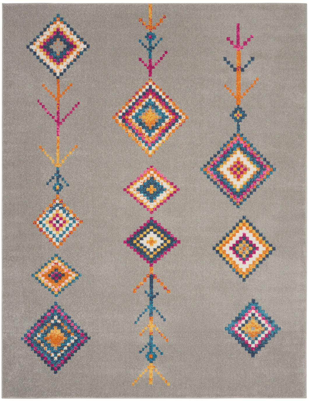 Nourison Passion 8' x 10' Area Rug PSN46 Grey/Multi
