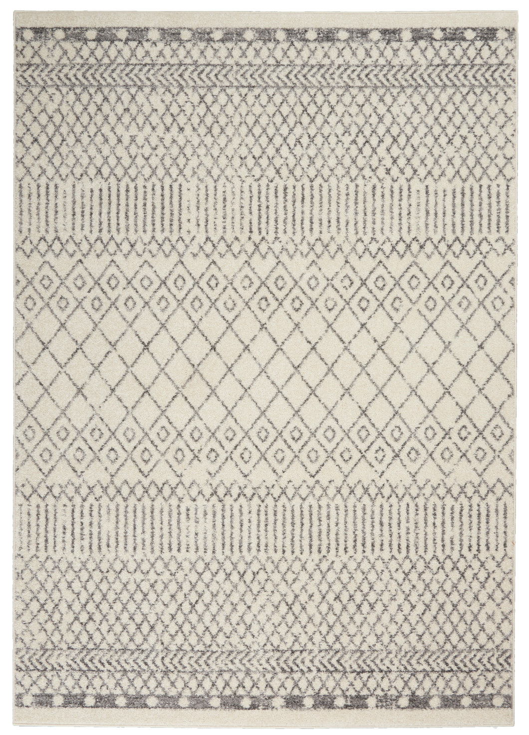 Nourison Passion 4' x 6' Area Rug PSN42 Ivory/Grey