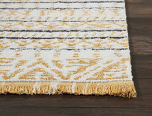 Load image into Gallery viewer, Nourison Kamala DS503 Gold 8&#39; Runner Hallway Rug DS503 Yellow

