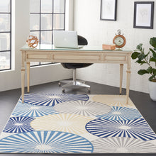 Load image into Gallery viewer, Nourison Grafix 6&#39; x 9&#39; Area Rug GRF20 White
