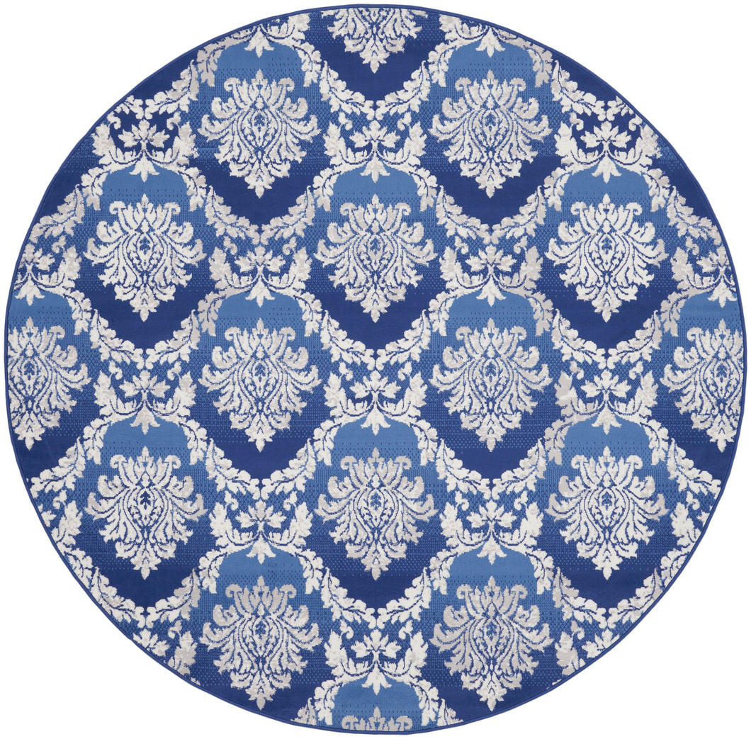 Nourison Whimsicle 8' Round Area Rug WHS01 Blue