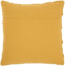 Load image into Gallery viewer, Kathy Ireland Pillow Pin Tuck Yellow Throw Pillow AA242 - Throw 18&quot;X18&quot;
